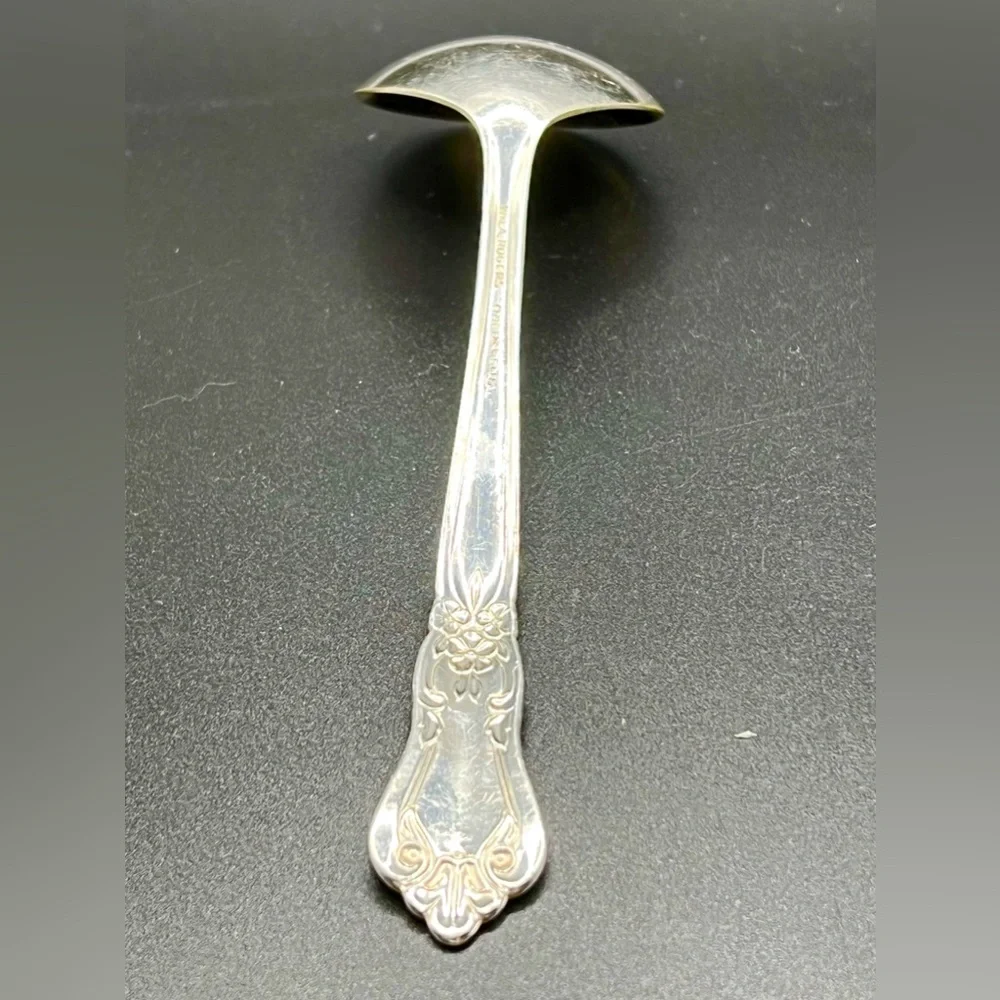 Vintage Wm A Rogers Oneida Silver Plated Vanessa Francesca Ladle Spoon 6.5 in